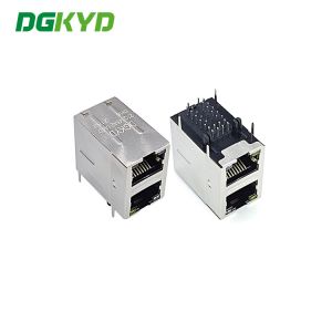 2X1 Modular RJ45 Network Port Socket Gigabit Integrated Transformer