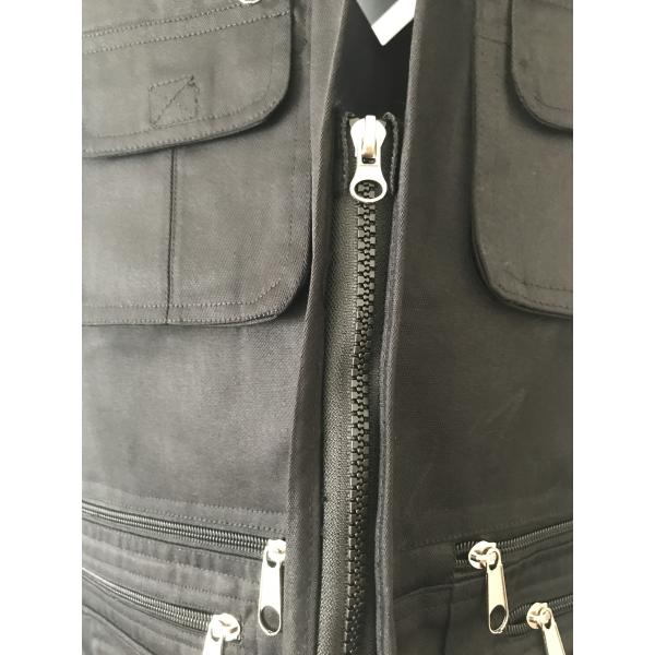 Mens classic vest,mens waist coat, vest in 100% polyester washed fabric, black colour, S-3XL