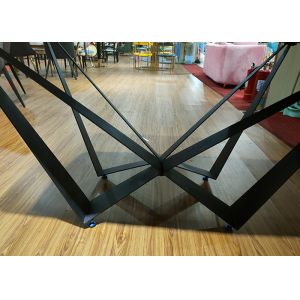 Indoor 40*80*76.5cm Painting Wrought Iron Table