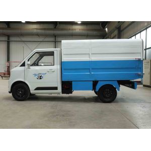 2 Passenger Small Electric Garbage Truck 30-50Km/H White