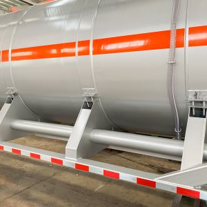 30FT Chemical Transportation Tank Container 9125mm*2438mm*2591mm Dimensions