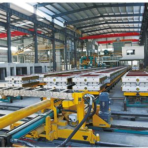 Static Pressure Automatic Moulding Line Of Green Sand Casting