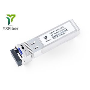 SFP-10G-BX20 BIDI SFP+ 20km 1270Tx/1330Rx LC SMF DFB Ddm DOM SFP Optical Module