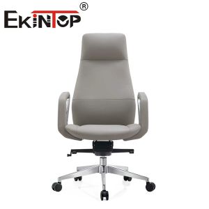 China Furniture Ergonomic Style Genuine Office Chair Leather Club Chairs on sale