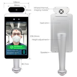 SIBO Android 7.1 Facial Recognition & Human Body Temperature Testing Deveice For