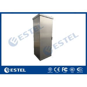 19" Rack IP55 Galvanized Steel Outdoor Telecom Cabinet