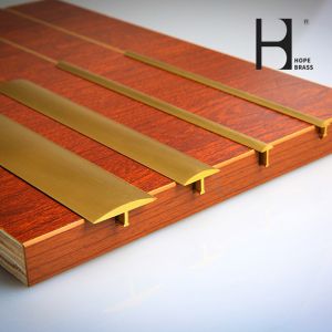 Rustproof Hpb58-3 Brass T Profile With Electroplated Surface