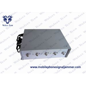 5 Band 75W Waterproof Outdoor Signal Jammer Customized Frequency With Cooling Fan Inside