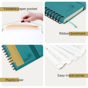 Custom Turquoise Mini Weekly Planner 2023 2023 Vertical Layout Pages