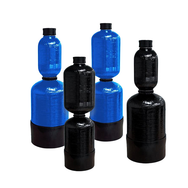 Buy Dual Tank FRP Pressure Vessel 817 1017 Fiberglass Water Softener FRP Pressure Tank at wholesale prices