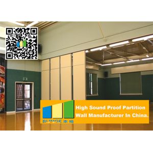 Collapsing Aluminium Movable Partition Walls , Restaurant Portable Partition