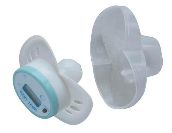 Break-resistant and child-safe probe Baby Pacifier Thermometer with CE