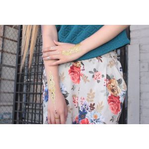 Quality Jewel bracelet metallic tattoo for sale