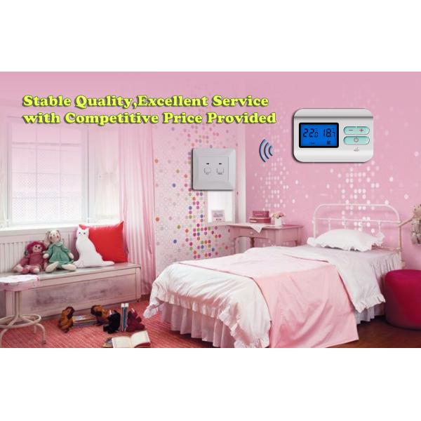Buy Wall Mounted Digital Wireless Room Thermostat Non Programmable at wholesale prices