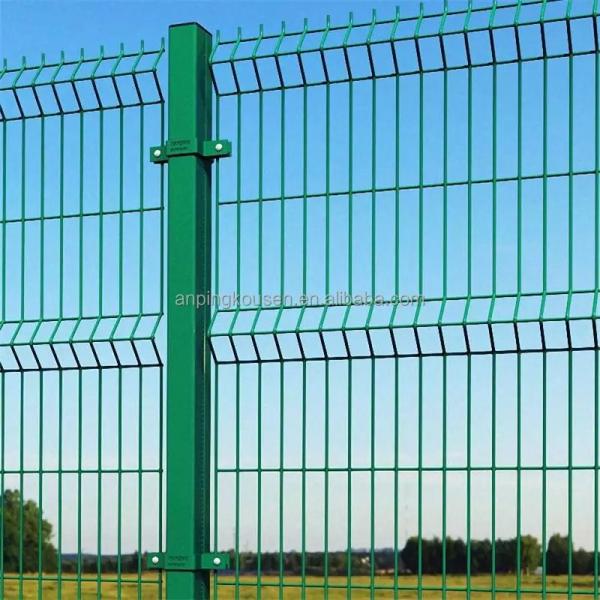 Buy Metal Frame Pvc Coated Galvanized Airport Curvy 3D Welded Wire Mesh Fence for Sales at wholesale prices