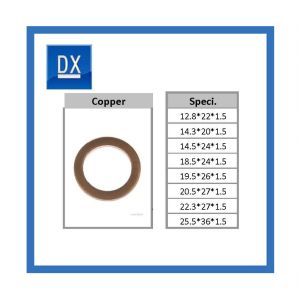 Quality Oil Drain Plug Copper Gasket Auto Stamping Part for sale