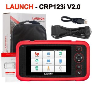 Quality 2024 New-LAUNCH X431 CRP123i V2.0 OBD2 Scanner Car Diagnostic Tools ABS SRS Engine AT 4 System Scanner + 7 Reset Free Up for sale