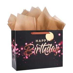 Folding Paper Bag for Birthday Decoration Party at Competitive and Folding Style