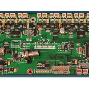 Quality 24CH CPU SHINOHARA Printer Circuit Board 4KB3100-9801-04 for sale
