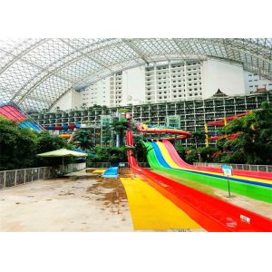Customized 18m High Speed Water Slide For Theme Park