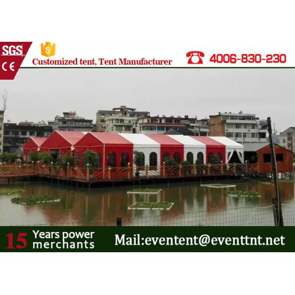 Modular Type A Frame Tent With Waterproof Fireproof Structur 25*100 Meter