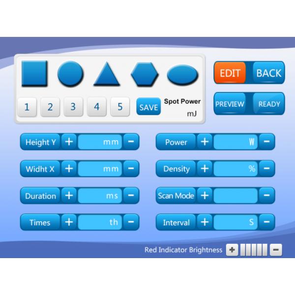 10600nm Ultra Pulse Co2 Fractional Laser  Tightening Device With Wind Cooling