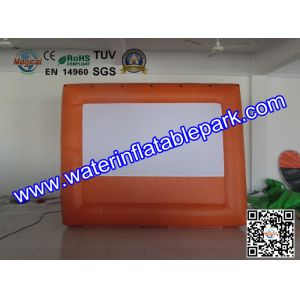 Advertising Inflatable Screen , Inflatable Movie Screen For Rental