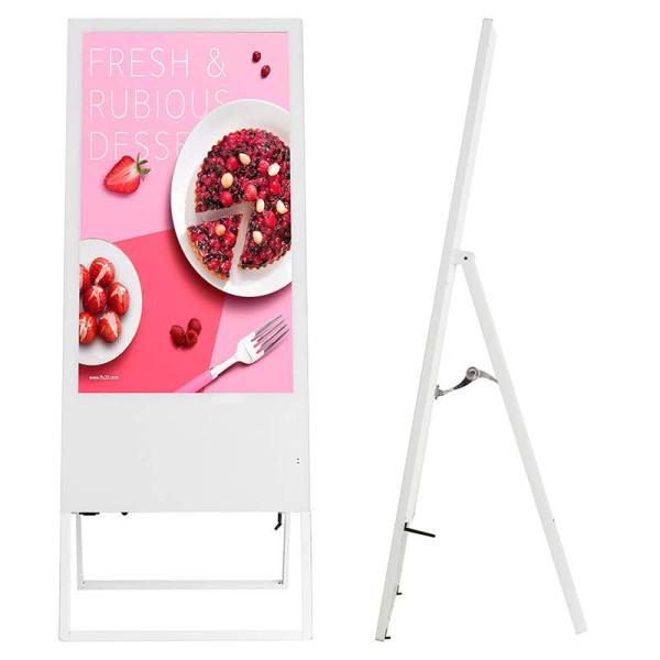 Mall 220V Floor Standing Digital Signage 1920x1080 Touch Screen Advertising