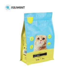 Gravure Printing Zip Closure 120mic VMPET Pet Food Pouches
