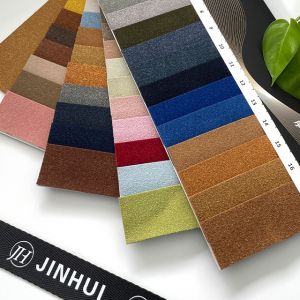 1.2mm Thickness suede Eco Recycle Leather For Shoes 140cm Width