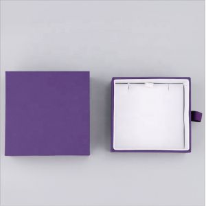 Wholesale Customized Recycled Materials Custom Printing Magenta Drawer Gift Box