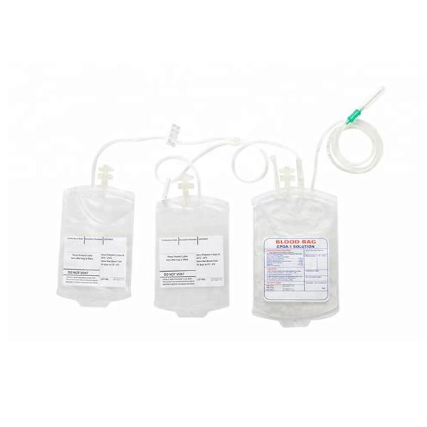 Buy Single Double Triple Quadruple Blood Transfusion Bag Disposable at wholesale prices
