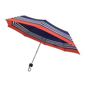 Ladies Manual Open Pongee Fabric Umbrella With Metal Frame