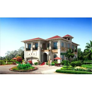 Prefab Light Steel Villa House Steel Structure Residential Environmental