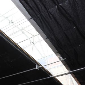 Agricultural Single Span Poly Hydroponic System Tunnel Blackout Greenhouse Light