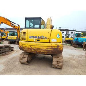 Used Komatsu Popular Excavator PC70-8 with LCD Color Monitor, Secondhand Origin