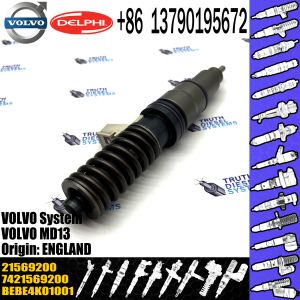 China Fuel Injector Common Rail Injector 21569200 Bebe4k01001 For VOL D13 Engine Injector Nozzle 21569200 Bebe4k01001 on sale