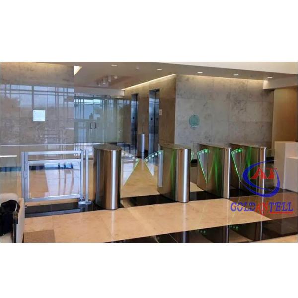 Buy RFID Card Turnstile Face Recognition Flap Barrier Time Attendance System With LED Alarm at wholesale prices