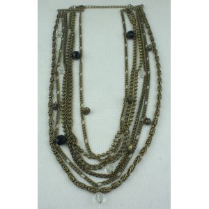 Bronze ox color Tin Alloy Women's Custom Ethnic Jewelry Antique Bronze Necklace