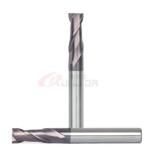 6mm 5/16" 1/4" 2 Flute Carbide End Mill For Hardened Steel HRC60