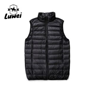 Wholesale Customs Logo Fashion Winter Lightweight Utility Gilet Casual Waistcoat