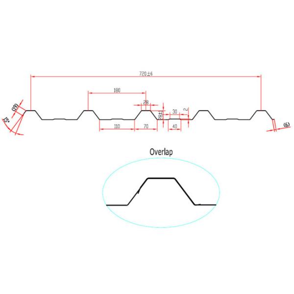 Blue Roofing Sheet Crimping Machine , Hydraulic Crimp Panel Curving Machine
