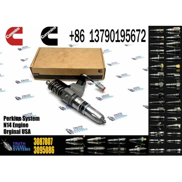 New Construction Machinery Fuel Injector Parts for CUMMINS Diesel Engine Compatible Models N14 4307516N 3411767T 3407776 3087807
