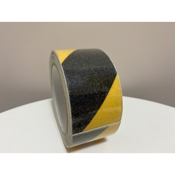 Buy Solvent Acrylic Non Slip Floor Marking Tape With PET Film Heat Resistant at wholesale prices