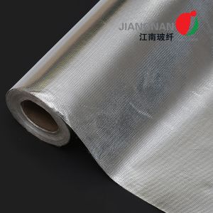 Lightweight Aluminized Fiberglass Fabric Cloth AL7628 Good Chemical Resistance