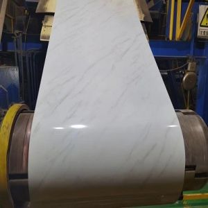 55％ Prepainted PPGL Galvalume Steel Coil Regular Spangle Surface
