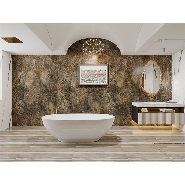 Buy 1600x3200mm Matt Sintered Stone Slab for Bathroom Wall at wholesale prices