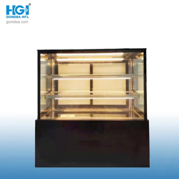 Big Capacity Commercial Cake Showcase Glass Cooler Bakery Display Cabinet