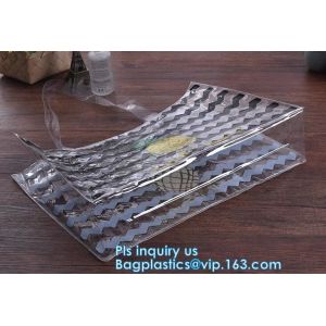 Waterproof Shoulder Bag With Cosmetic Bag, shoulder PU PVC transparent bag,