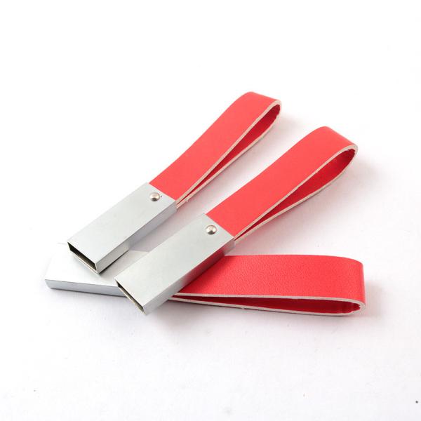 Buy 256GB Leather Usb Drives 2.0 3.0 Personalised Usb Memory Stick ODM OEM at wholesale prices